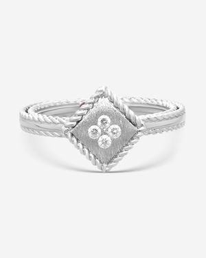 Roberto Coin Palazzo 18K Diamond Statement Ring Sz. 6.5 7772886Aw65X - White