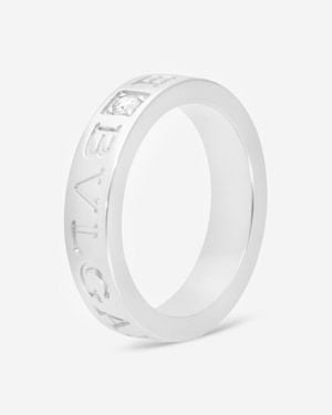 BVLGARI B.Zero1 18K Diamond Ring Sz. 4.75 339982 - White