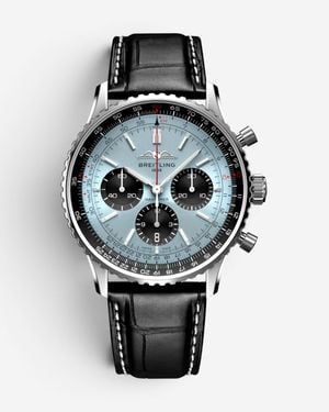 Breitling Navitimer Chronograph Stainless Steel Automatic Watch Ab0138241C - Metallic