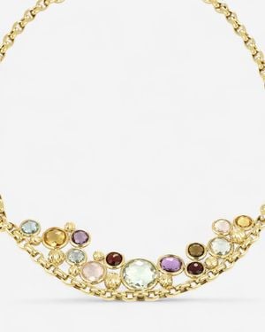 Tavan Luna 18K Multistone Necklace Nf015Cl-Y-195 - Metallic