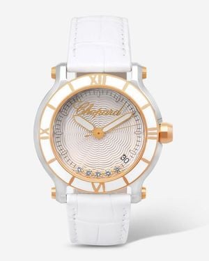 Chopard Happy Sport Stainless Steel & 18K Quartz Ladies Watch 278551-6 - Metallic