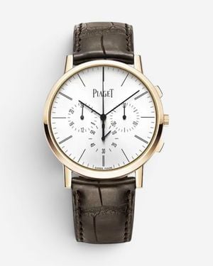 Piaget Altiplano Chronograph 18K Manual Wind Watch G0A40030 - Metallic
