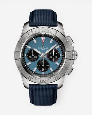 Breitling Avenger Chronograph Stainless Steel Automatic Watch Ab0147101C1X - Blue