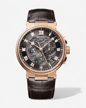 Breguet Marine Chronographe 18K Rose Automatic Watch 5527Brg39Wv - Metallic
