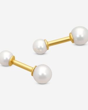 Assael 18K South Sea & Cultured Pearl Cufflinks P3309 - Metallic