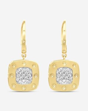 Roberto Coin Pois Moi 18K & Diamond Drop Earrings 777923Ajerx0-Copy - Metallic