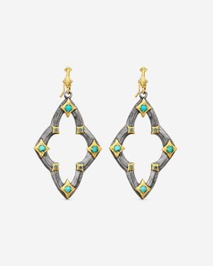 Armenta 18K & Sterling Multi-Stone Drop Earrings 21755 - Metallic