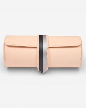 Rapport London X La Californienne Leather Three Watch Roll 5 - Pink