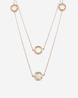 Damiani D. Side 18K Diamond Station Necklace 20083263 - Metallic