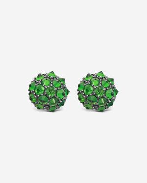 Goshwara G-One 18K Tsavorite Studs Earrings Je0609-Tsavw - Green