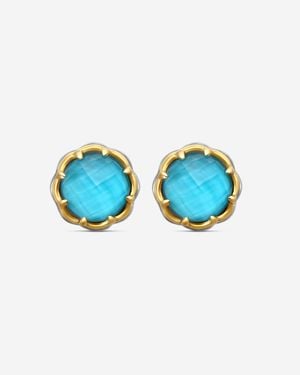 Konstantino Angelic Sterling & 18K Silka Earrings Skmk3188-37 - Blue