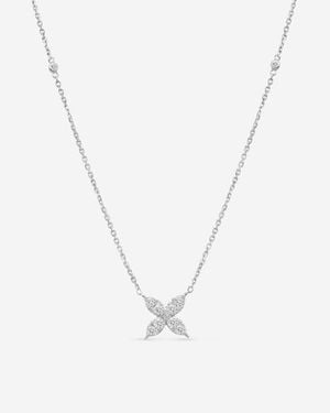 Ina Mar 14K Diamond Butterfly Necklace Nk07557-Cs4Wh - Metallic