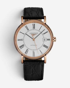 Longines Presence 18K Pvd & Steel Automatic Watch L4.922.1.11.2 - Black