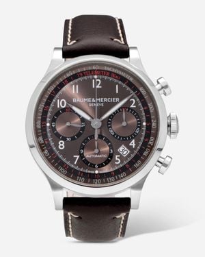 Baume & Mercier Capeland Stainless Steel Automatic Watch 10002 - Metallic