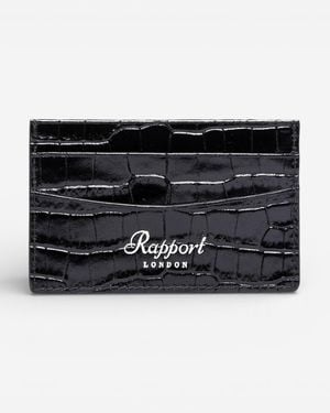 Rapport Director's Range Leather Credit Card Holder D334 - Black