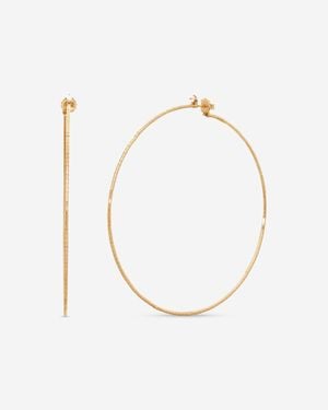 Mattia Cielo Rugiada Diamanti 18K & Titanium Diamond Hoop Earrings Ljwr352D-P - White