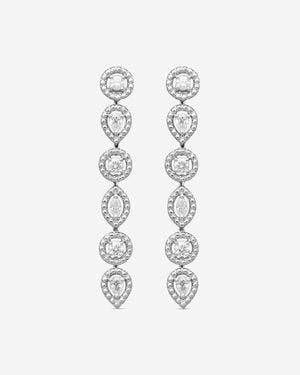 Roberto Coin Dolcetto 18K Diamond Drop Earrings 111491Awerx0 - White