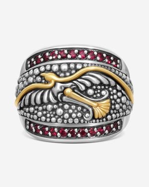 Konstantino Paradise 18K & Sterling Corundum Ring Sz. 8 Dkj94 - Yellow