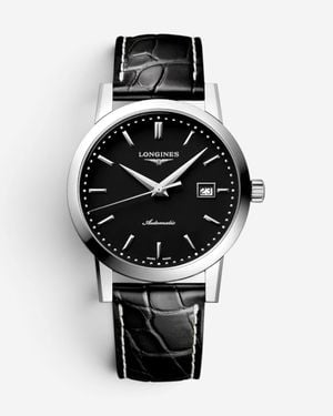 Longines Classic 1832 Stainless Steel Automatic Watch L4.825.4.52.0 - Black