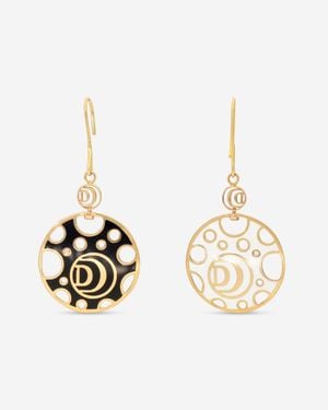 Damiani Ssima 18K & Ceramic Diamond Reversible Drop Earrings 20058582 - Metallic