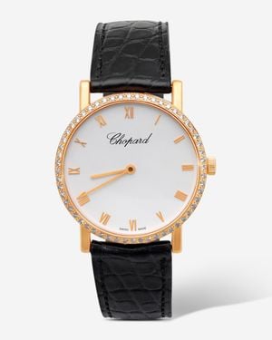 Chopard Classic 18K Diamond Automatic Ladies Watch 173154-5001 - Black