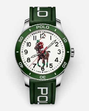 Ralph Lauren Polo Watch Pony Player Automatic Stainless Steel Watch 472853461002 - Green