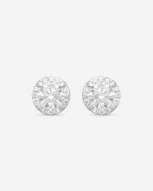 Ina Mar 14K Diamond Stud Earrings Er36829-Cz4Wh - White