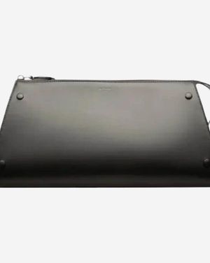 Bally Arieel Leather Clutch Bag 6301635 - Black