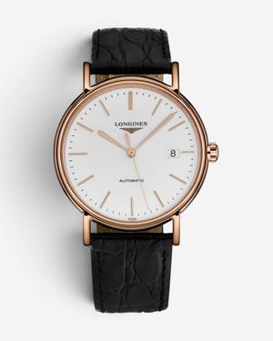 Longines Presence 18K Pvd & Steel Automatic Watch L4.921.1.12.2 - Black