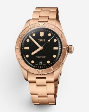 Oris Divers Sixty-Five Date Bronze Automatic Watch 01-733-7771-3154 - Metallic