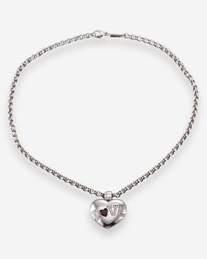 Chopard Love 18K Ruby And Diamond Pendant Necklace Og-36006 - Metallic