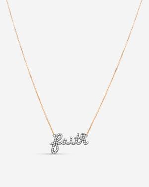 Sydney Evan Faith 14K Diamond Pendant Necklace N23360-Rb18Xt - Metallic
