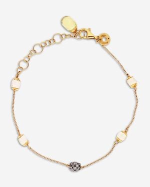 Nanis 18K Citrine & Ice Diamond Bracelet Bs1-539B - Metallic
