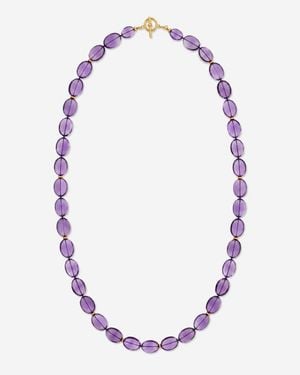 Goshwara Beyond 18K Amethyst Necklace Jn0055-006-Am - Multicolor