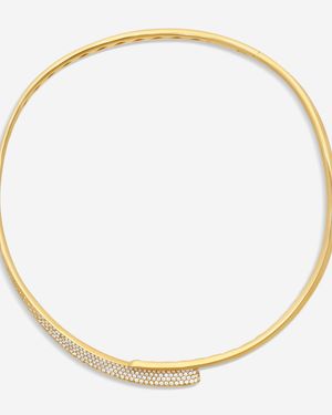 Crivelli 18K Diamond Choker Necklace N0176E - Metallic