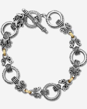 Konstantino Archive Sterling & 18K Bracelet Bkj67-130 - Metallic