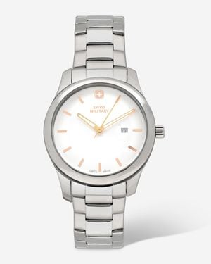 Swiss Military City Classic Quartz Ladies' Watch 01.1421.305 - Metallic