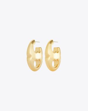Tory Burch Gemini Link Earrings - Metallic