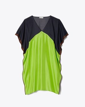 Tory Burch Silk Caftan - Green