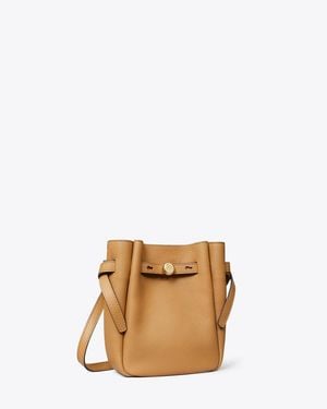 Tory Burch Small Leather Crossbody, One Size - Natural