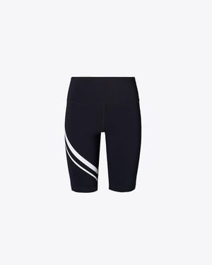 Tory Burch Chevron Bike Short - Blue