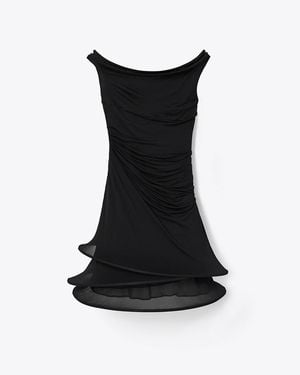 Tory Burch Jersey Hoop Dress - Black