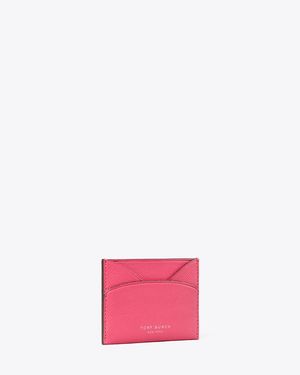 Tory Burch Romy Flat Card Case - Pink