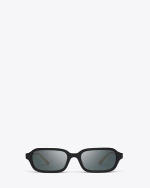 Tory Burch Kira Metal Rectangle Sunglasses - Multicolour