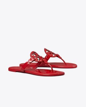 Tory Burch Miller Patent Sandal - Red