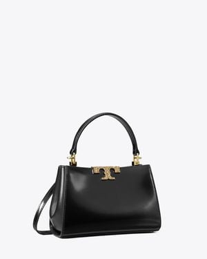 Tory Burch Mini Eleanor Pavé Satchel - Black