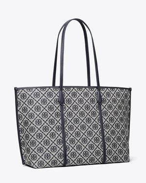 Tory Burch T Monogram Perry Tote - Black