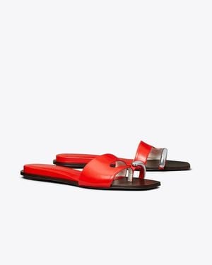 Tory Burch Pierced Slide - Red