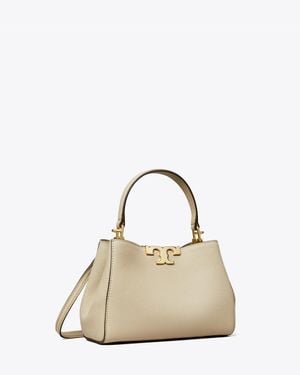 Tory Burch Mini Eleanor Soft Satchel - Natural