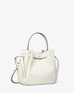 Tory Burch Romy Bucket Bag - White